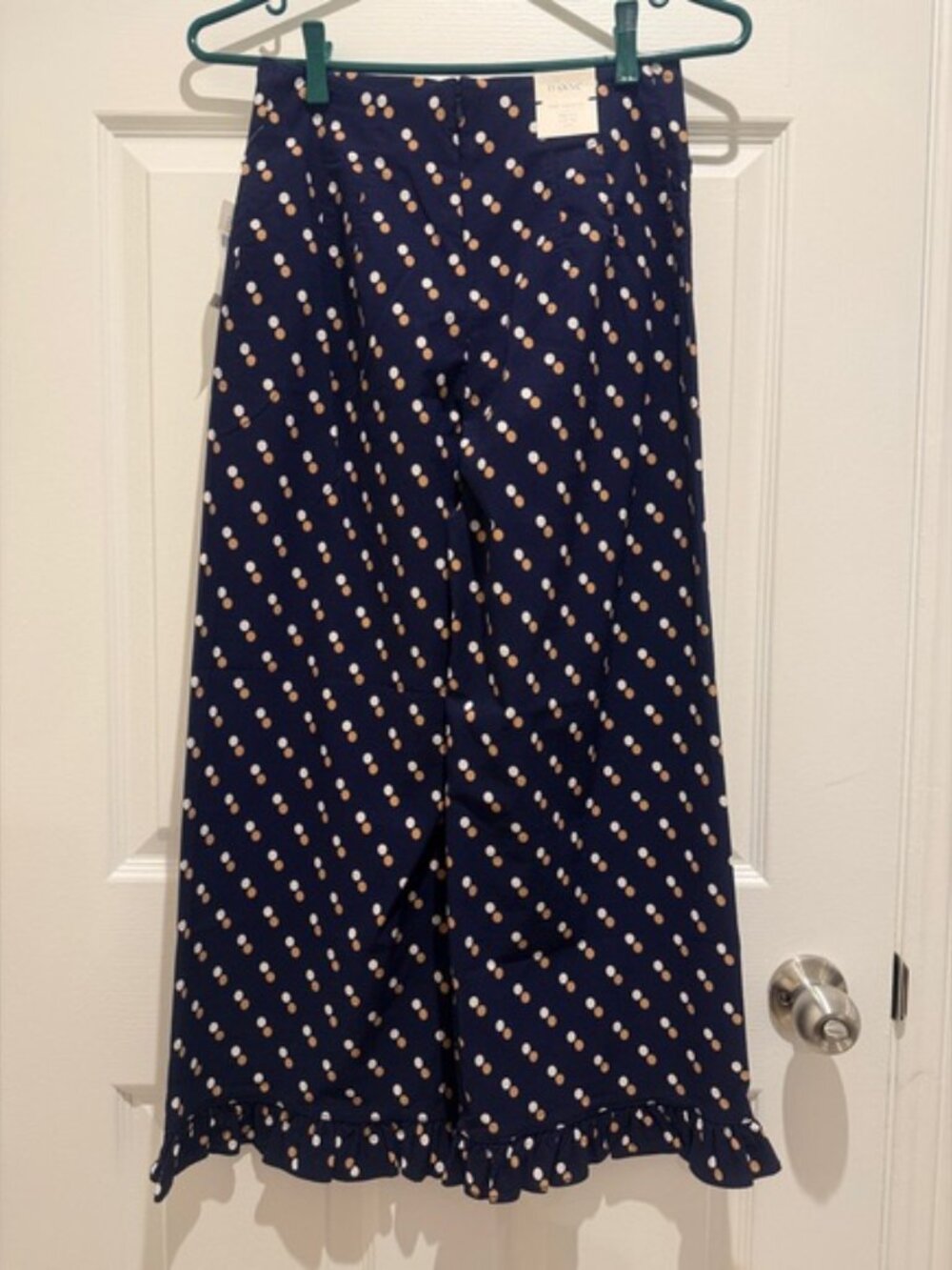 NWT Anthropologie Women's 24P The Colette Cropped High-Rise Wide-Leg Trousers - Picture 6 of 9